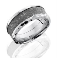 mens-wedding-band-Simsbury-CT-Bill-Selig-Jewelers-LASH-meteorite-CCPF9B15--Rock-Polish