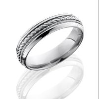 mens-wedding-band-Simsbury-CT-Bill-Selig-Jewelers-LASH-titanium-6D2MILROPE-Polish