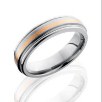 mens-wedding-band-Simsbury-CT-Bill-Selig-Jewelers-LASH-titanium-6REF11-14KR2UMIL-Satin-Polish