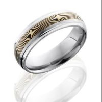 mens-wedding-band-Simsbury-CT-Bill-Selig-Jewelers-LASH-titanium-7DGE13-M14KWSH-Satin-Polish
