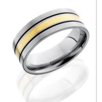 mens-wedding-band-Simsbury-CT-Bill-Selig-Jewelers-LASH-titanium-8F12A-14KY-Satin