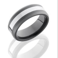 mens-wedding-band-Simsbury-CT-Bill-Selig-Jewelers-LASH-tungsten-ceramic-TCR8335-Pol-Sandblast