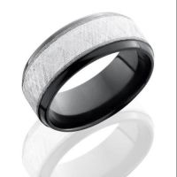 mens-wedding-band-Simsbury-CT-Bill-Selig-Jewelers-LASH-zirconium-Z8B15-SS-Florentine-Polish