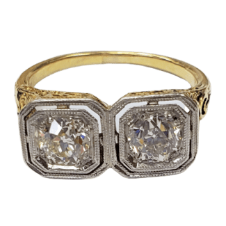 2 stone Diamond Ring 1097