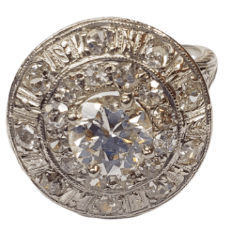 Double Halo Diamond Ring 623