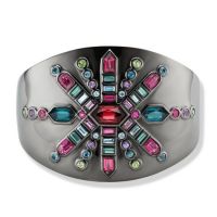 gemstone-bracelet-cirque-Jane-Taylor-cuff-bracelet-Burst-rhodolite-garnet-ruby-aquamarine-green-tourm-indicolite-purple