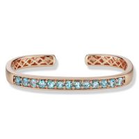 gemstone-bracelet-cirque-Jane-Taylor-cuff-bracelet-rose-gold-aquamarine