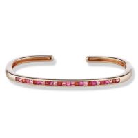gemstone-bracelet-cirque-Jane-Taylor-cuff-bracelet-rose-gold-garnet-rhodolite-pink-tourmaline