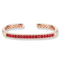 gemstone-bracelet-cirque-Jane-Taylor-cuff-bracelet-rose-gold-garnet