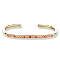 gemstone-bracelet-cirque-Jane-Taylor-cuff-bracelet-rose-gold-pink-tourmaline-citrine-garnet
