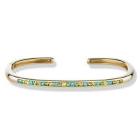 gemstone-bracelet-cirque-Jane-Taylor-cuff-bracelet-yellow-gold-bt-green-tourm-yellow-beryl