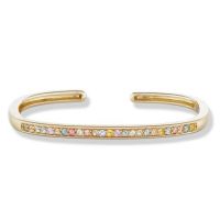 gemstone-bracelet-cirque-Jane-Taylor-cuff-bracelet-yellow-gold-pastel-mix-sapphires