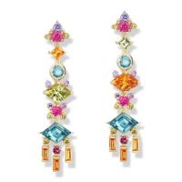 gemstone-earrings-cirque-Jane-Taylor-Frida-earrings-purple-pink-and-orange-sapphire
