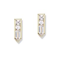 gemstone-earrings-cirque-Jane-Taylor-elongated-multi-stone-arrow-studs-white-topaz-yellow-gold