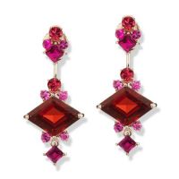 gemstone-earrings-cirque-Jane-Taylor-studs-and-jackets-red-garnet-rubellite-tourmaline-rose-gold