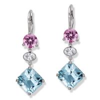 gemstone-earrings-cirque-Jane-Taylor-triple-drop-earrings-pink-spinel-diamond-aquamarine-white-gold