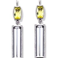 gemstone-earrings-rosebud-Jane-Taylor-E910A-earrings-with-lemon-quartz-and-white-quartz-and-diamond