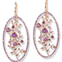 gemstone-earrings-rosebud-Jane-Taylor-E916A-earrings-rosebuds-oval-with-diamonds-and-lavender