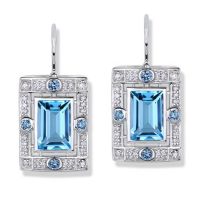 gemstone-earrings-rosebud-Jane-Taylor-E98A-earrings-with-blue-topaz-diamonds-and-blue-sapphire-in-white-gold
