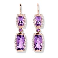 gemstone-earrings-rosebud-Jane-Taylor-E99A-earrings-with-lavender-amethyst-and-diamonds-in-rose-gold
