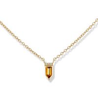gemstone-necklace-cirque-Jane-Taylor-petite-arrow-necklace-citrine-diamonds-yellow-gold