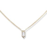 gemstone-necklace-cirque-Jane-Taylor-petite-arrow-necklace-white-topaz-diamonds-yellow-gold