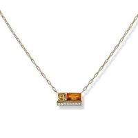 gemstone-necklace-cirque-Jane-Taylor-petite-two-stone-necklace-madeira-citrine-yellow-citrine-diamonds-yellow-gold
