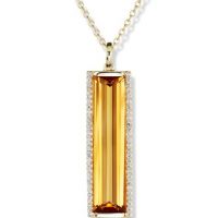 gemstone-necklace-rosebud-Jane-Taylor-N910BV-necklace-citrine-baguette-diamonds