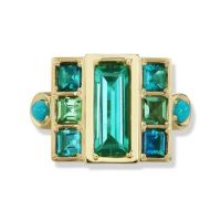 gemstone-ring-cirque-Jane-Taylor-The-Cloud-Swing-Ring-mint-green-tourmaline-baguettes-mixed-blue-green