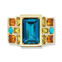gemstone-ring-cirque-Jane-Taylor-The-Puzzle-Wheel-Ring-London-blue-topaz-baguette-yellow-sapphire-citrine