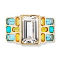 gemstone-ring-cirque-Jane-Taylor-the-puzzle-ring-white-topaz-citrine-turqoise-yellow-gold