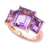 gemstone-ring-rosebud-Jane-Taylor-R92A-three-stone-ring-lavender-amethyst-baguettes-rose-gold
