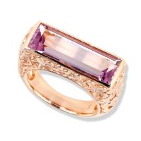 gemstone-ring-rosebud-Jane-Taylor-R95E-ring-rose-de-france-amethyst-large-baguette-bar-ring-rose-gold